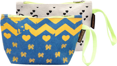 

Kanvas Katha Pack of 2 Pouch Wristlet(Multicolor)