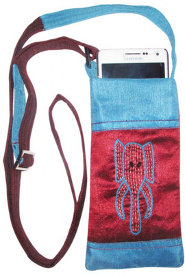 

Indha Craft Indha Elephant Trunk Embroidery Mobile Pouch Mobile Pouch(Multicolor)