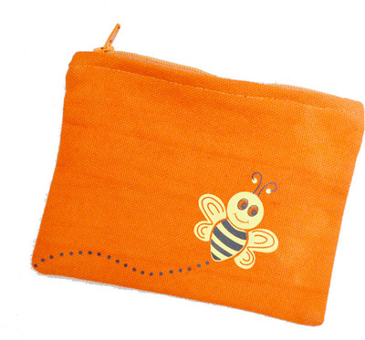 

Haathi Chaap Money Card Pouch(Orange)