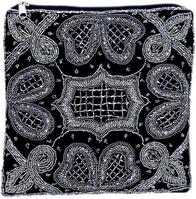 

Diwaah Handcrafted Pouch(Black)