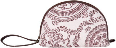 

Rajrang Floral Pouch Bag Pouch(White)