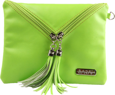 

Sarah Envelope Purse Wristlet(Green, Yellow)