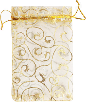 

XCCESS Pouches for storing jewellery and gift items Potli(Gold)