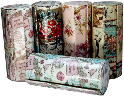 

Magnas Multiprinted Travel & Home Bangles Hardcase Storage Box Pouch - Assorted Print Pouch(Multicolor)