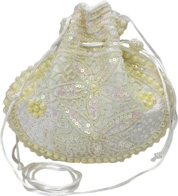 

X-WELL Sling Potli Potli(White)