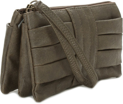 

Baggit Lmp Crinkle Forestdew Pouch(Brown)