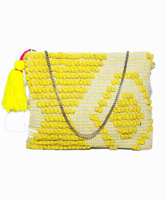 

Diwaah Handcrafted Pouch(Yellow)