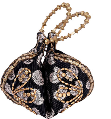

Magnus Drawstring Bag Potli(Black)