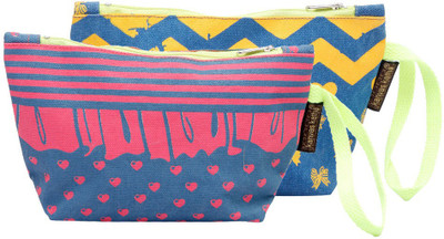 

Kanvas Katha Pack of 2 Pouch Wristlet(Multicolor)