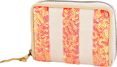 

Ilina Van Square Wristlet(White, Orange), Orange;white