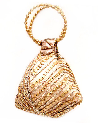 

Galz4ever Handmade Golden Potli Bag Potli(Gold)