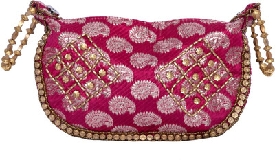 

Decot Paradise Drawstring Clutch Potli(Multicolor)