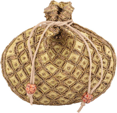 

Kleio Ethnic Potli Potli(Gold)