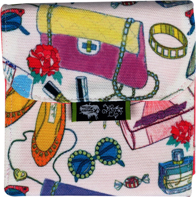 

Kanvas Katha Digitally printed fashion canvas sanitary napkin Pouch(Multicolor)