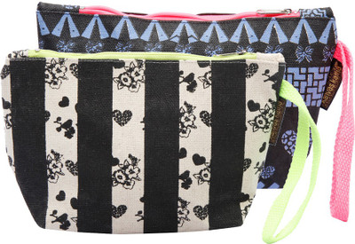

Kanvas Katha Pack of 2 Pouch Wristlet(Multicolor)