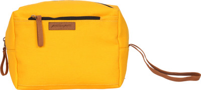 

Kanvas Katha Blob Pouch(Yellow)