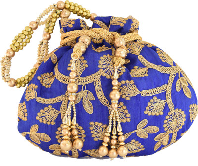 

Mahadev Exports Bright Heavy Potli Blue Potli(Multicolor)