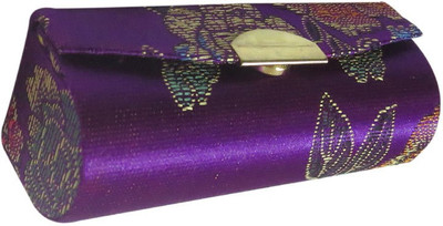 

DCS Dark Purple Color Purse with Mirror & Coin Purse(Blue)
