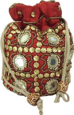 

X-WELL Handicraft Potli Potli(Multicolor)