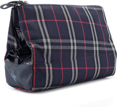 

Baggit MU T Junction Checksy Pouch(Multicolor)