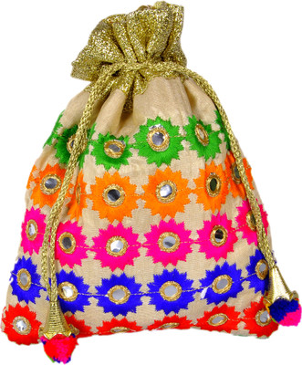 

Duchess Duchess handicraft item beautiful potli bag Potli(Multicolor)