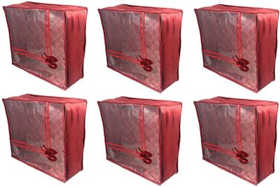 

Annapurna Sales Designer Large Saree Cover - Set of 6 Pcs. Maroon00160(Maroon)
