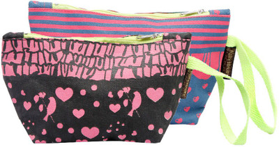 

Kanvas Katha Pack of 2 Pouch Wristlet(Multicolor)