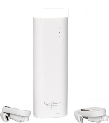 

Signature 6000 mAh Power Bank (VMP7, PWRBNK)(White, Lithium-ion)
