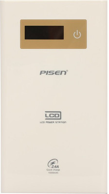 

Pisen 15000 mAh Power Bank (LCD Powerbank 15000mah For All Mobiles And Tab, TS-D130)(White, Lithium-ion)