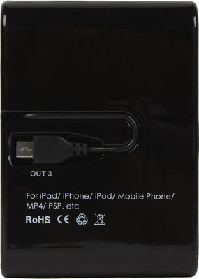 

Mozee 12000 mAh Power Bank (YA120, Productive)(Black, White, Lithium-ion)