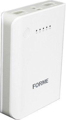 

Forme 10400 mAh Power Bank (CU-788, 10400 mAh )(White, Lithium-ion)