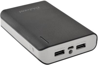 Advent E400i_B Portable Charger with Torch 10400 mAh (Black) 