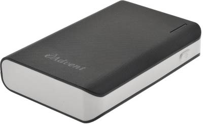 Advent E400i_B Portable Charger with Torch 10400 mAh (Black) 