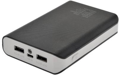 Advent E400i_B Portable Charger with Torch 10400 mAh (Black) 
