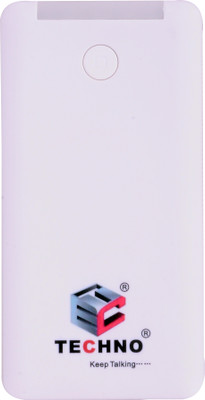 

Techno 6000 mAh Power Bank (TEC-112)(White, Lithium-ion)