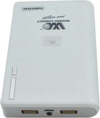 

Wonder Connect 10400 mAh Power Bank (WPB1, True Capacity)(White, Lithium Polymer)
