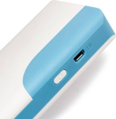 ASPOR A399 Power Bank With 2 USB Outputs Real Capacity 11000 mAh (White, Blue) 