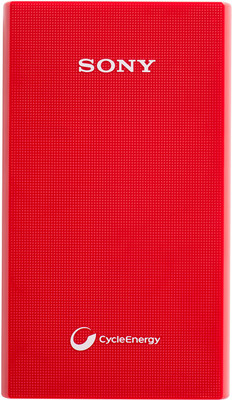 

Sony 6100 mAh Power Bank (CP-V6)(Red, Lithium Polymer)