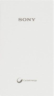 

Sony 10000 mAh Power Bank (CP-V10A/WC)(White, Lithium Polymer)