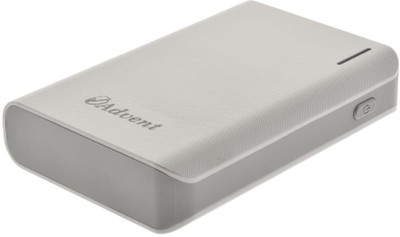 

Advent 10400 mAh Power Bank (E400i_W, Portable Charger with Torch)(White, Lithium-ion)