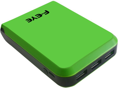 

Feye 10400 mAh Power Bank (High Capacity Power Bank, with 3 USB Output Port for iOS and Android Devices)(Green, Lithium-ion)