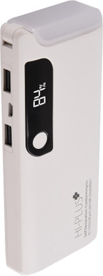 

HI-PLUS 13000 mAh Power Bank (H130, USB Portable Power Supply)(White, Black, Lithium-ion), Black;white