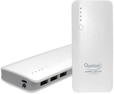 

Quantum 10000 mAh Power Bank (QHM10000, Quantum 10000mah power bank)(White, Lithium-ion)