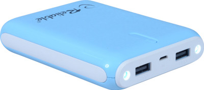 

Reliable 10400 mAh Power Bank (T10 Dual USB)(Light Blue, Lithium-ion)
