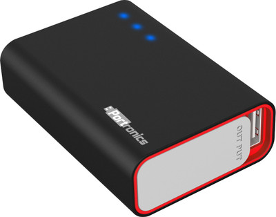 

Portronics 5200 mAh Power Bank (Charge One POR 310)(Black, Lithium-ion)