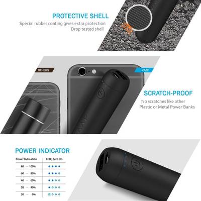 Zaap zaapapb-223 Active Power bank 3350 mAh Power Bank
