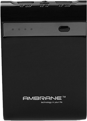 

Ambrane 10400 mAh Power Bank (P-1000 Star, NA)(Black, Lithium-ion)