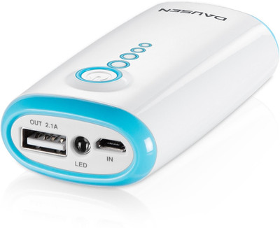 

Dausen 5600 mAh Power Bank (Power Bank 5600mAh)(Blue, Lithium Polymer)