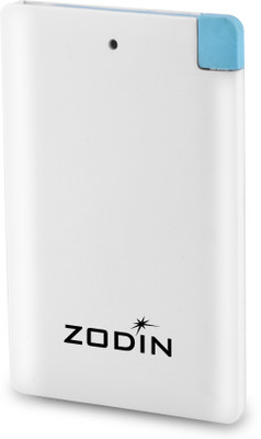 

Zodin 2500 mAh Power Bank (ZS CR250, Zodin ZS CR250 2500mAh Credit Card WIth iphone Connector)(White, Lithium Polymer)