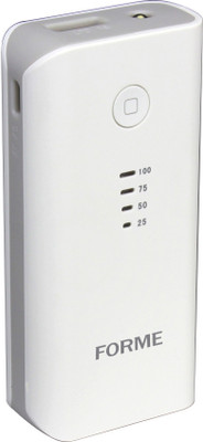 

Forme 5200 mAh Power Bank (CU 515, 5200 mAh )(White, Lithium-ion)